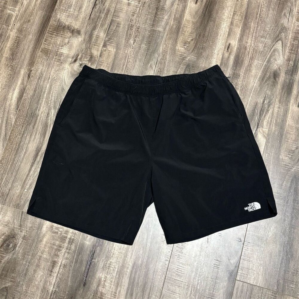 The North Face Men's 2XL Black Sweat‎ Shorts Elastic Waistband